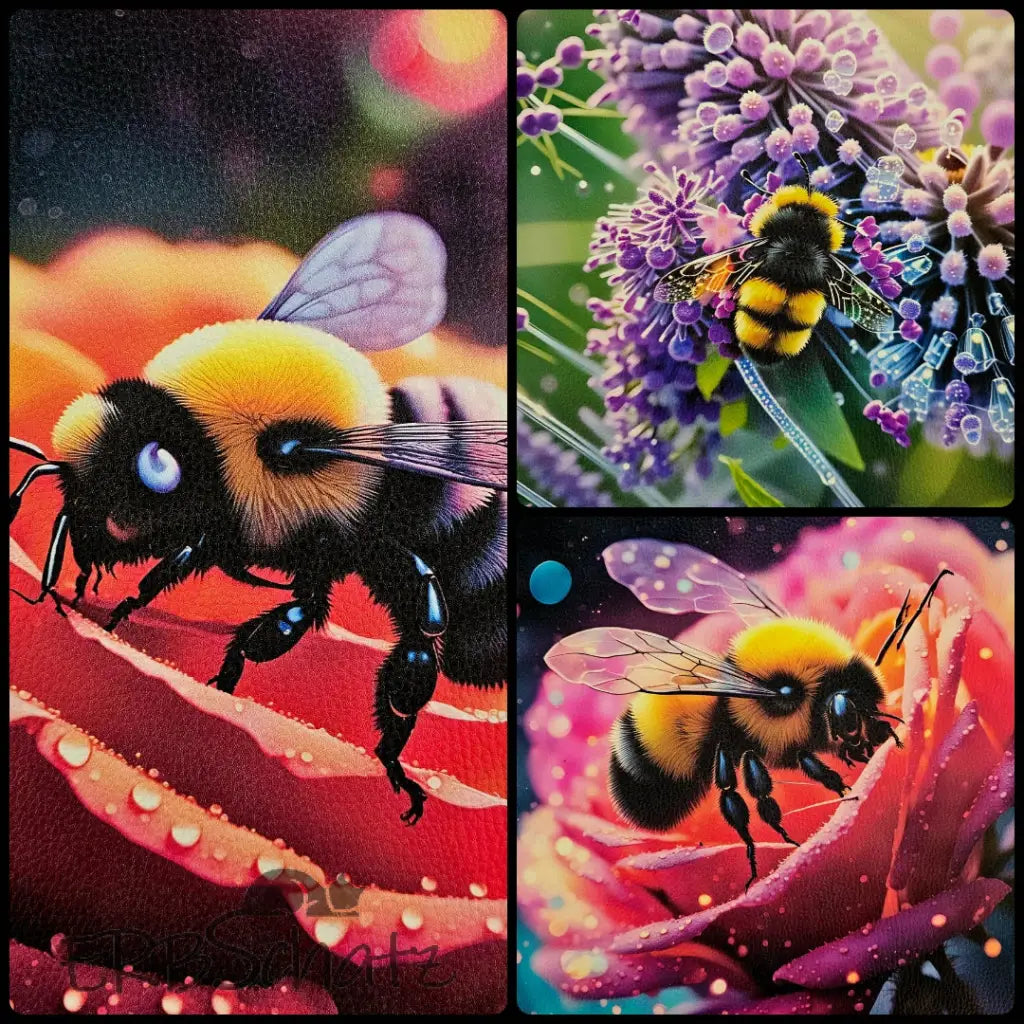 Kunstleder Panel BumbleBee Collection 30x 30cm - P30