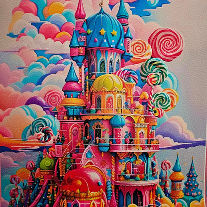 Kunstleder Panel Candyland 25x 25cm - Candyland 25 - P25