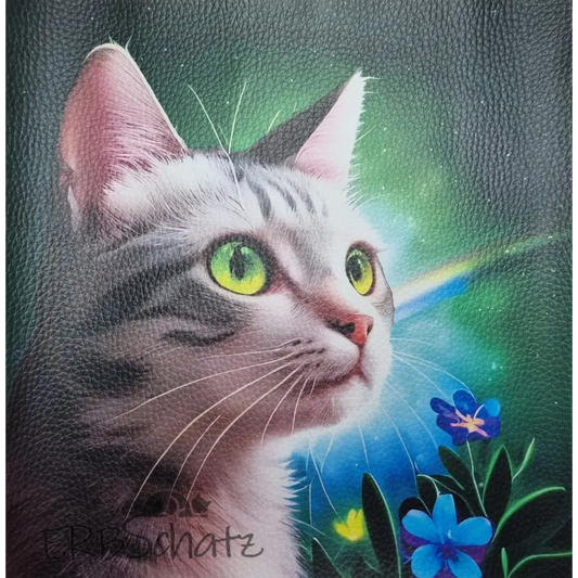 Kunstleder Panel Cutie Cat 25x 25cm - Cutie Cat - P25