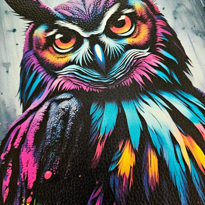 Kunstleder Panel Dark Owl Collection 30x 30cm - P30