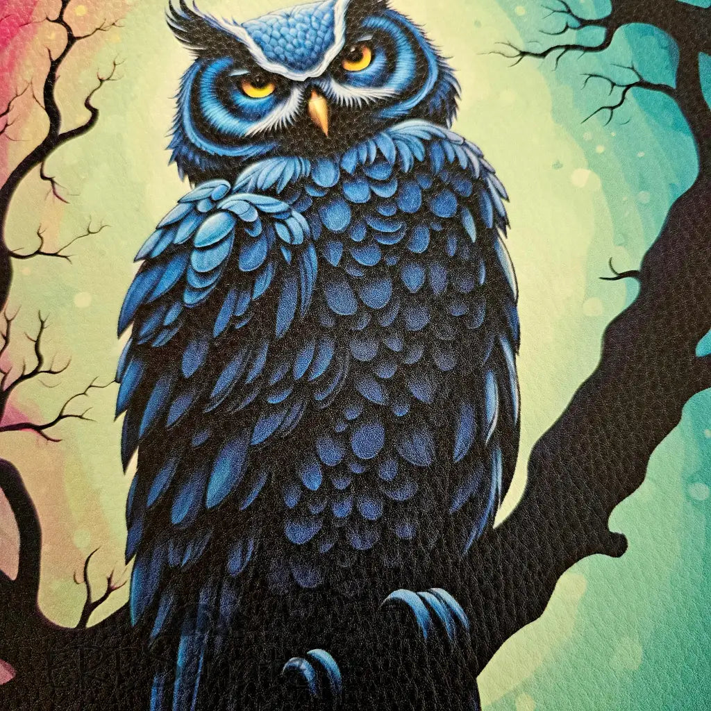 Kunstleder Panel Dark Owl Collection 30x 30cm - P30