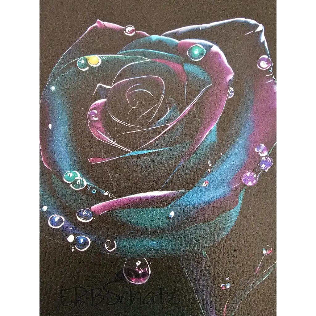 Kunstleder Panel Dark Rose 30x 30cm - Dark Rose - P30