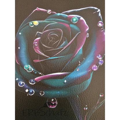 Kunstleder Panel Dark Rose 30x 30cm - Dark Rose - P30