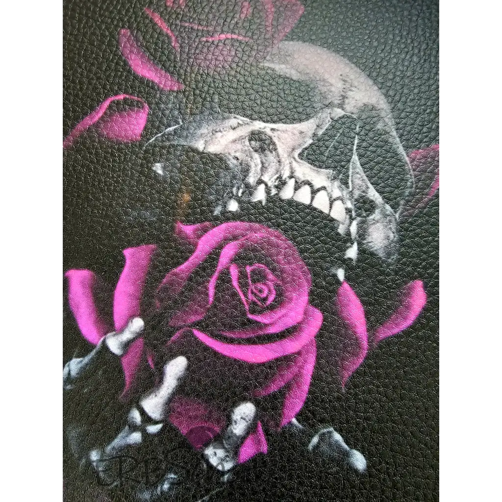 Kunstleder Panel Decent Skull zur Auswahl 30x 30cm - Decent