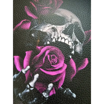 Kunstleder Panel Decent Skull zur Auswahl 30x 30cm - Decent