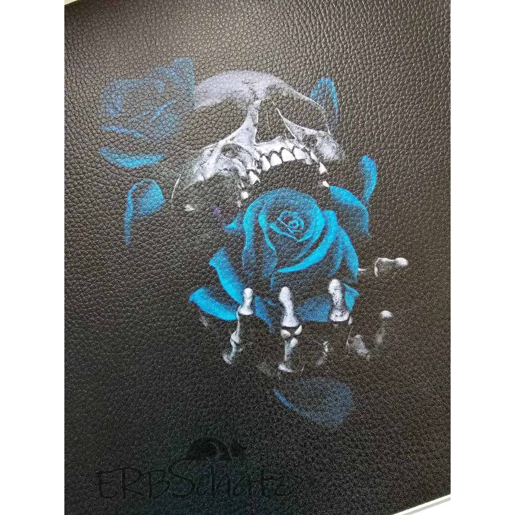 Kunstleder Panel Decent Skull zur Auswahl 30x 30cm - Decent