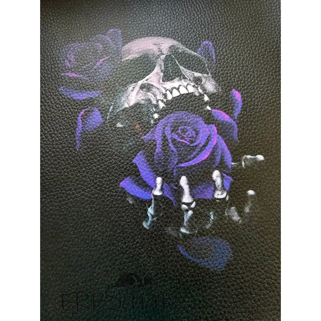 Kunstleder Panel Decent Skull zur Auswahl 30x 30cm - Decent