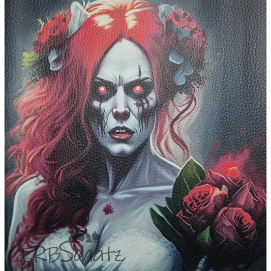 Kunstleder Panel Evil Bride 25 x25 cm - Evil Bride - P35