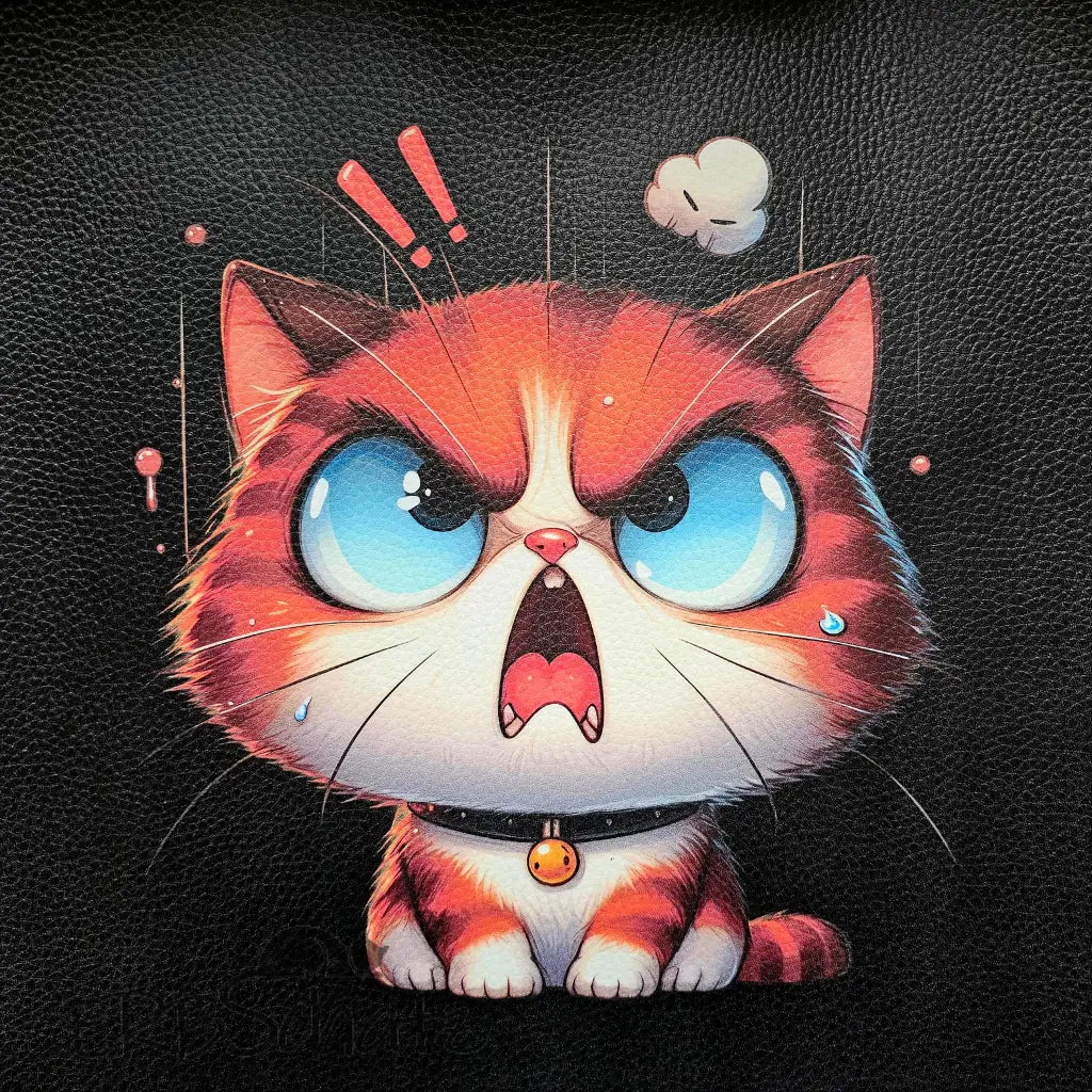 Kunstleder Panel FlipOut Cat 30x 30cm - P30