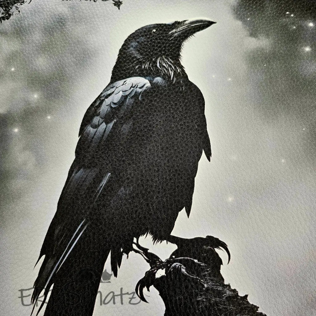 Kunstleder Panel Goth Raven Collection 30x 30cm - P30