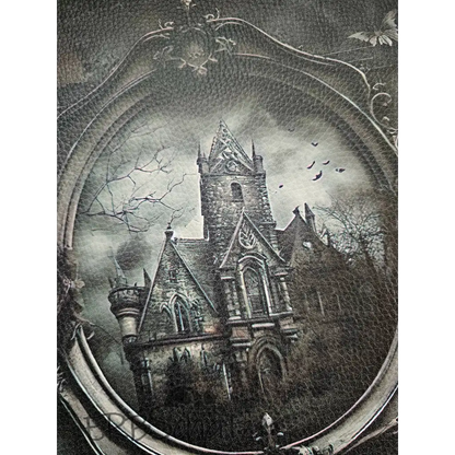 Kunstleder Panel Gothic Mansions (Auswahl) 30x 30cm - P30