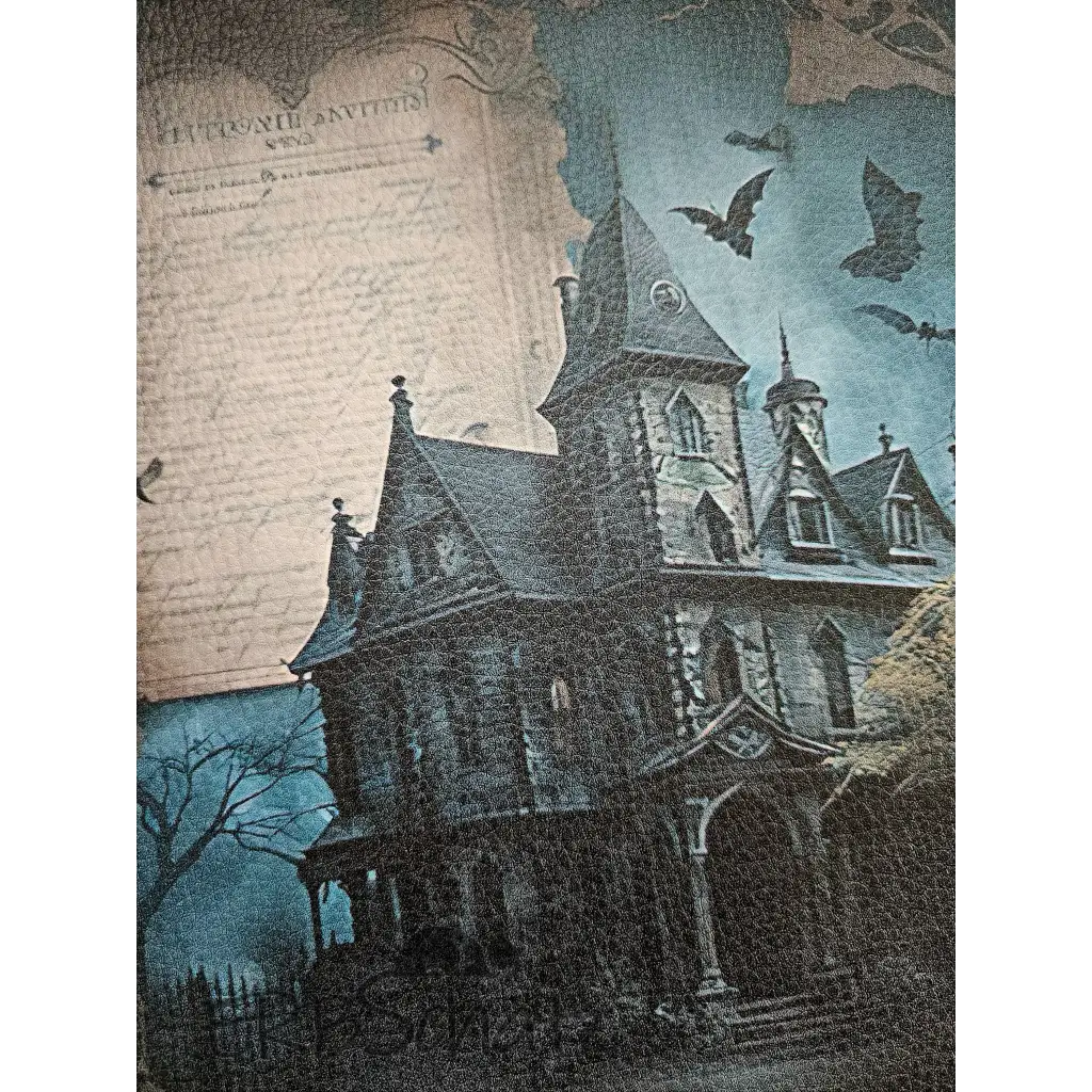 Kunstleder Panel Gothic Mansions (Auswahl) 30x 30cm - P30