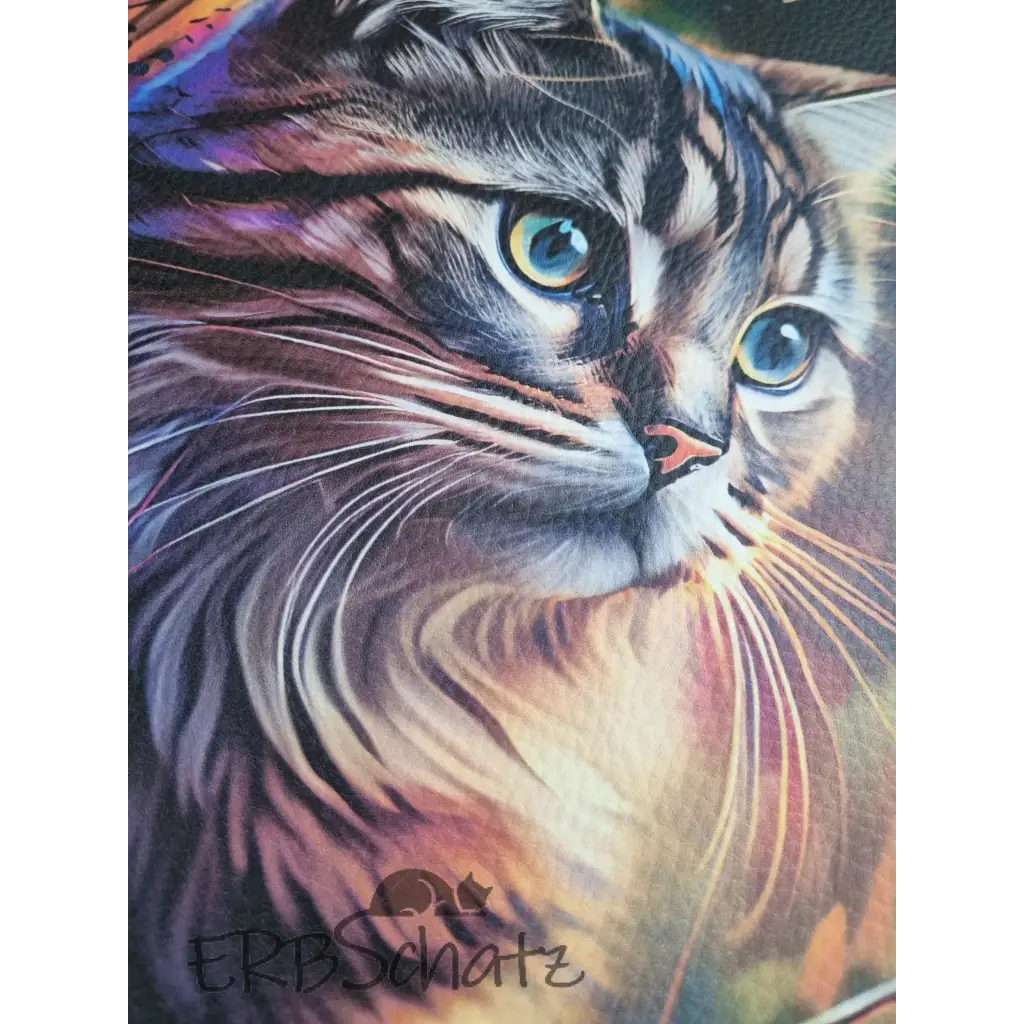 Kunstleder Panel Katzen zur Auswahl 30x 30cm - P30