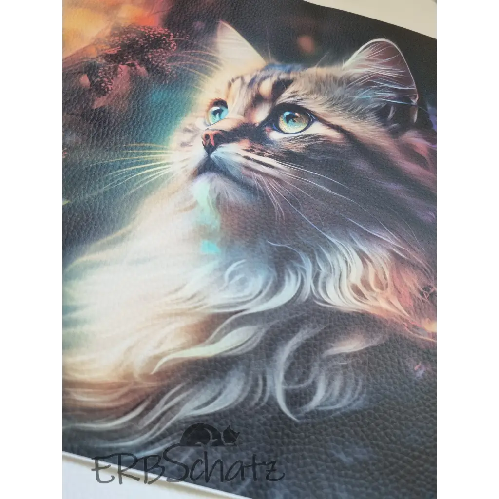 Kunstleder Panel Katzen zur Auswahl 30x 30cm - P30