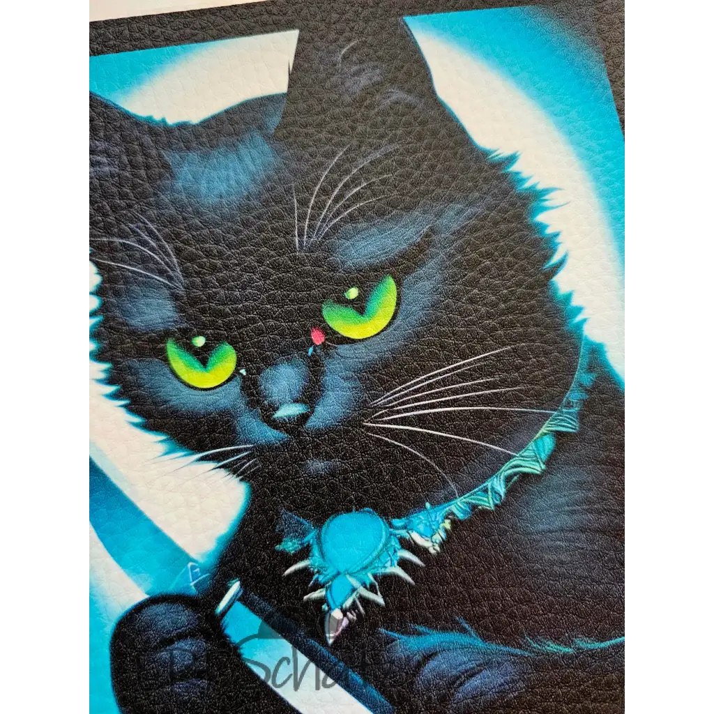 Kunstleder Panel Killer Cat 15x 15cm - Killer Cat 15 - P15