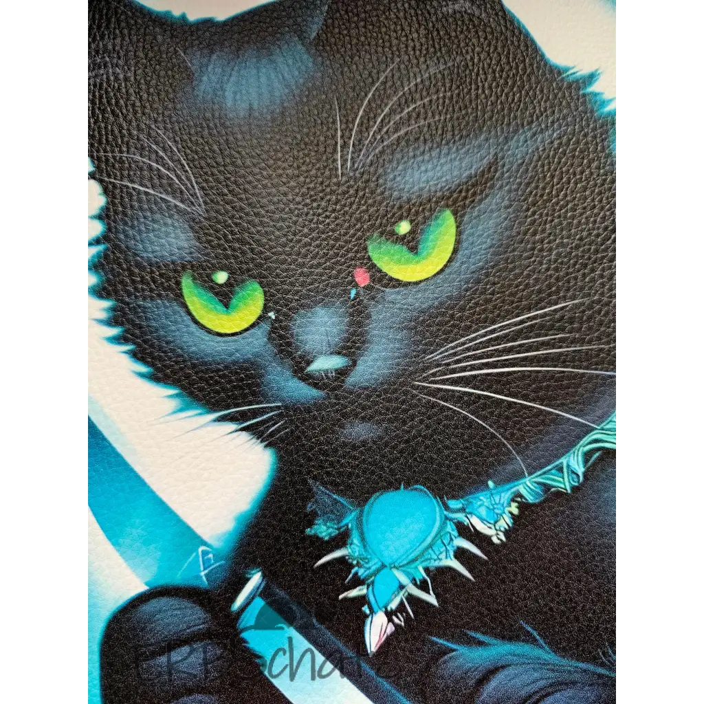 Kunstleder Panel Killer Cat 30x 30cm - Killer Cat 30 - P30