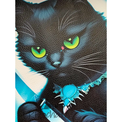 Kunstleder Panel Killer Cat 30x 30cm - Killer Cat 30 - P30