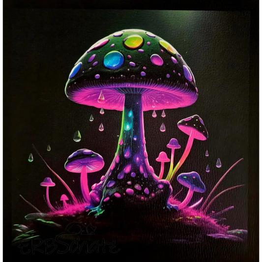 Kunstleder Panel Magic Mushroom 30x 30cm - Magic Mushroom