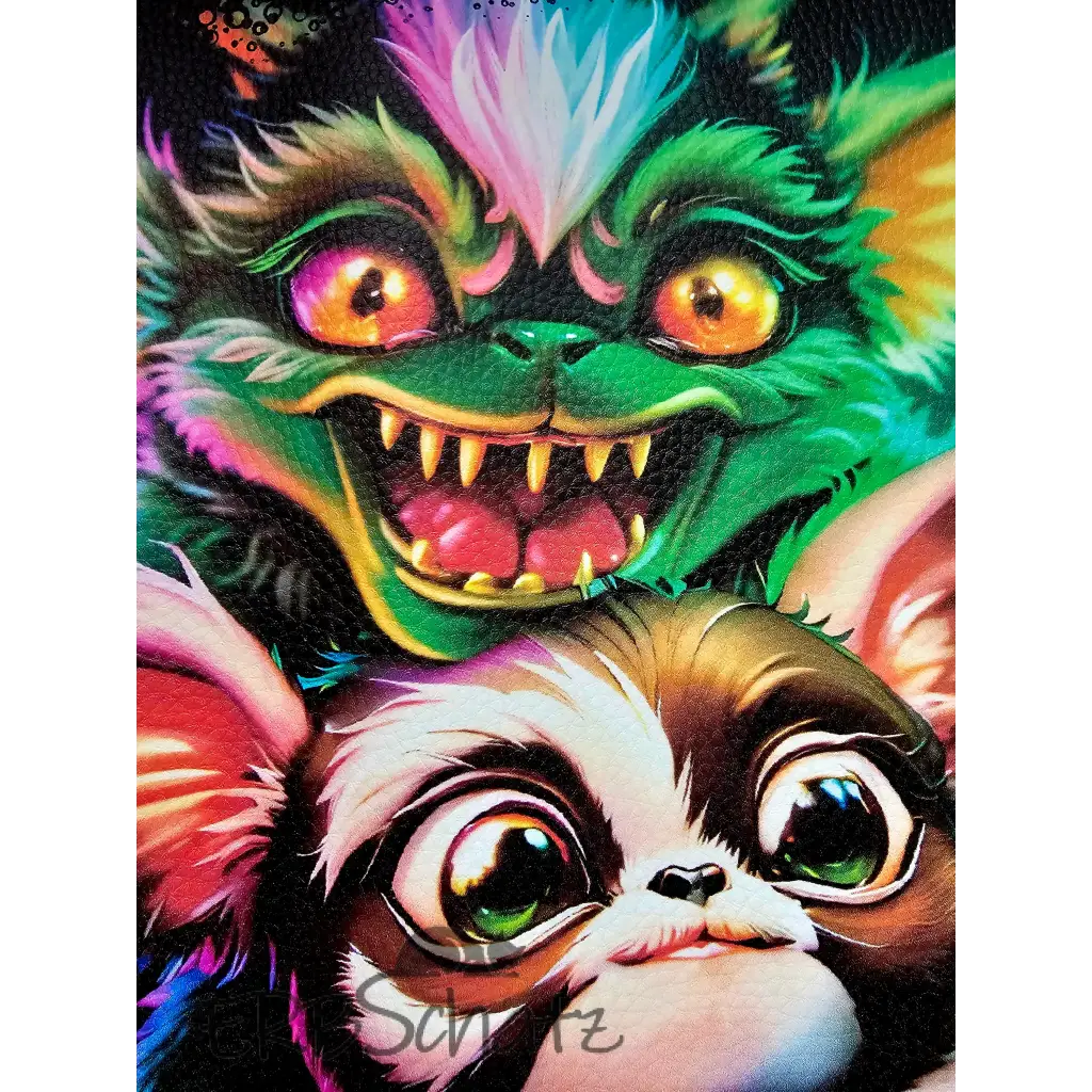 Kunstleder Panel Monsters 25x 25cm - Monsters 25 - P25