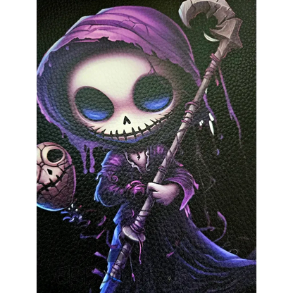 Kunstleder Panel Purple Death 30x 30cm - Purple Death - P30