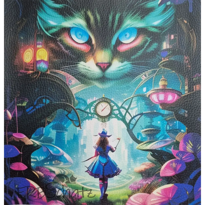 Kunstleder Panel Vibrant Alice 25x 25cm - Vibrant Alice