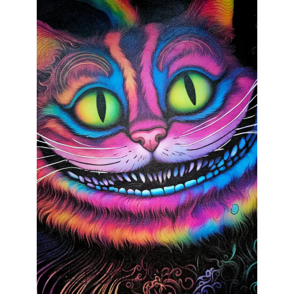 Kunstleder Panel Vibrant Myst Cat 30x 30cm - Vibrant Myst