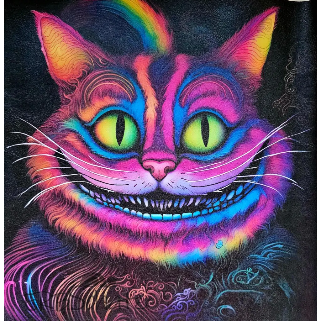 Kunstleder Panel Vibrant Myst Cat 30x 30cm - Vibrant Myst