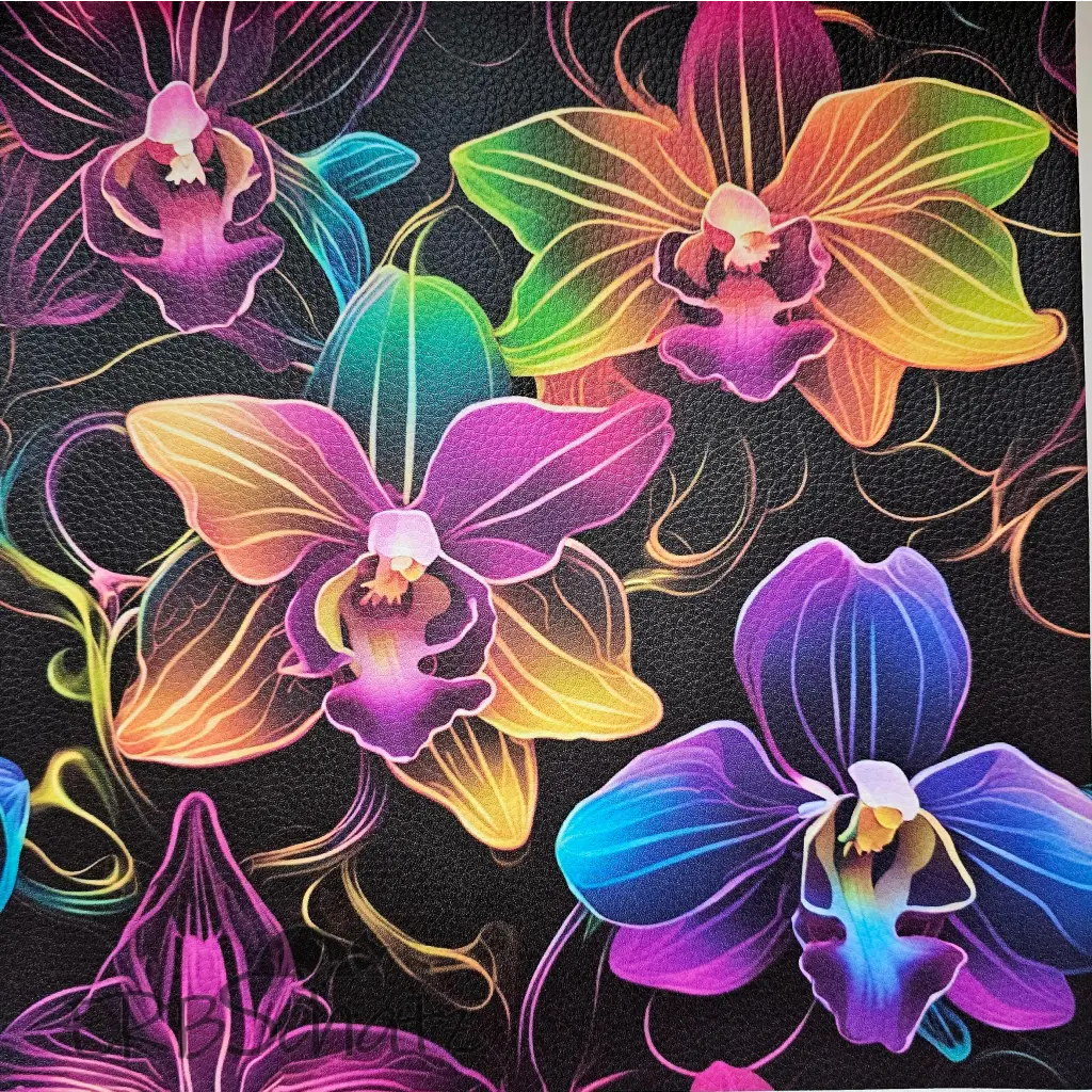 Kunstleder Panel Vibrant Orchid 30x 30cm - Vibrant Orchid