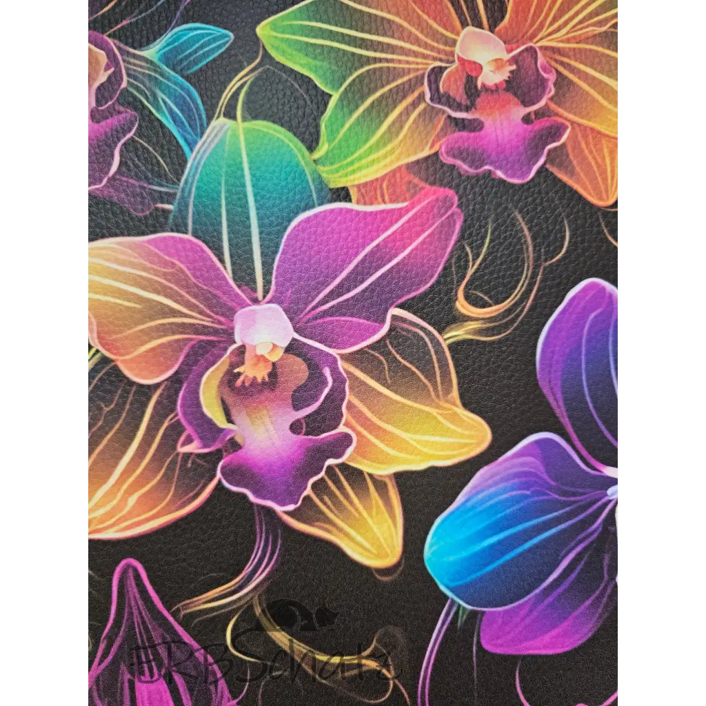 Kunstleder Panel Vibrant Orchid 30x 30cm - Vibrant Orchid