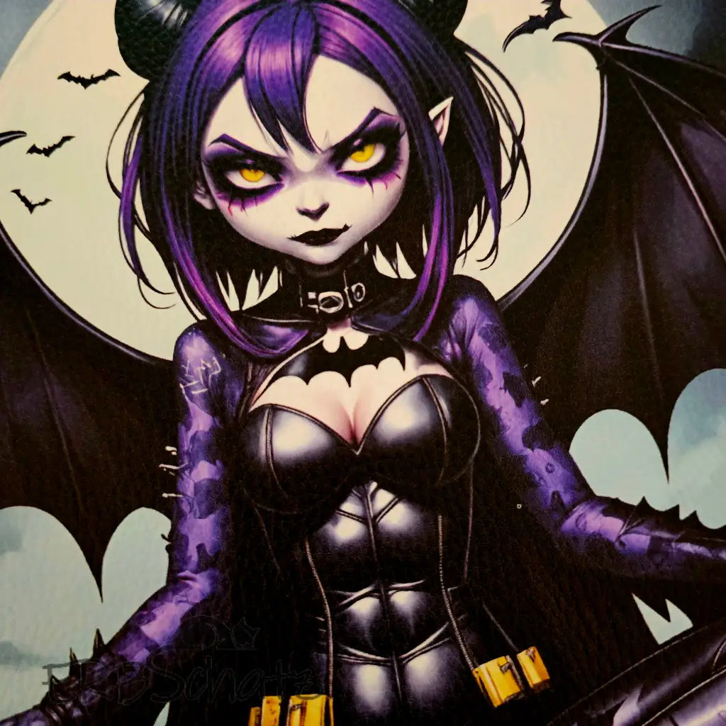 Kunstleder Panele Bat Girl Collection 25x 25cm - P25