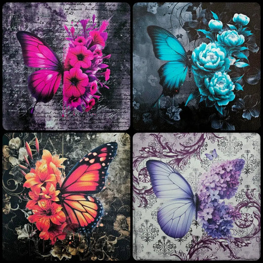 Kunstleder Panele Butterfly Dreams Collection 25x 25cm - P25