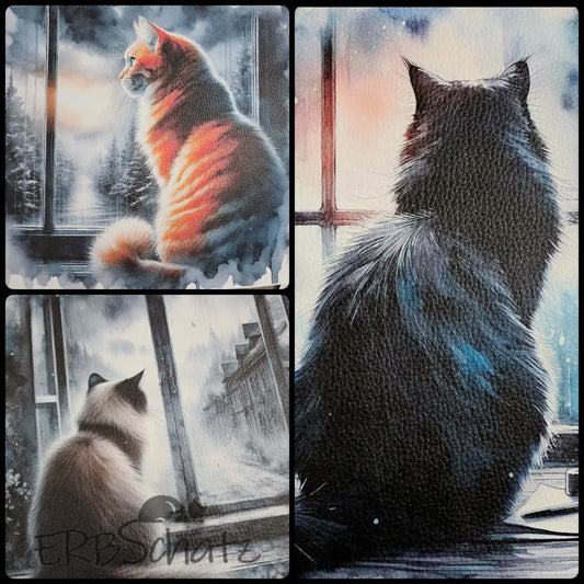 Kunstleder Panele Cat Collection 25 x 25 cm - P25