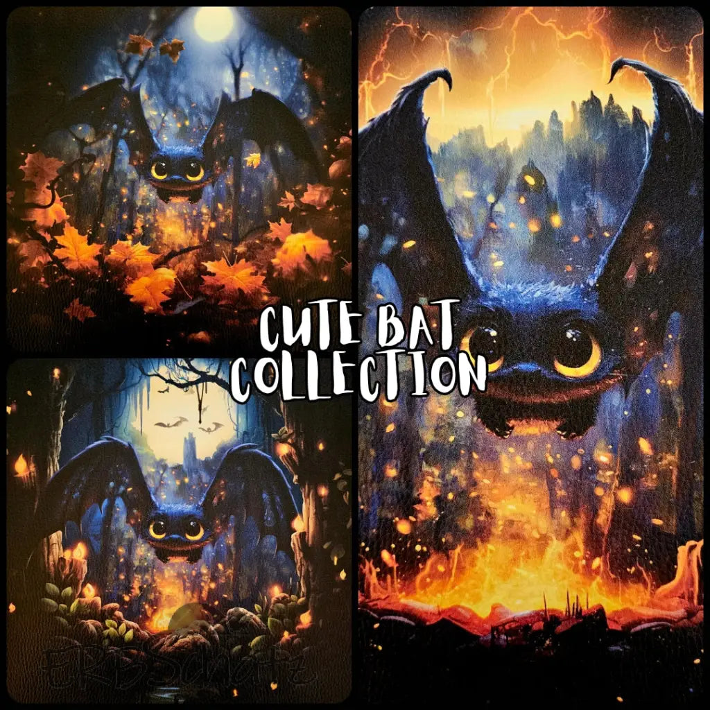 Kunstleder Panele Cute Bat Collection 25x 25cm - P25