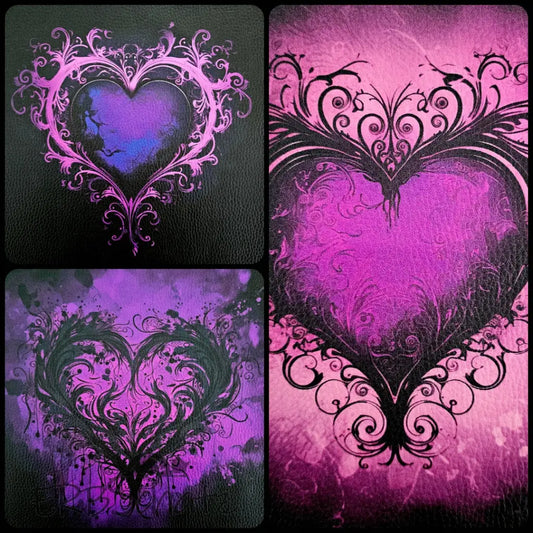 Kunstleder Panele Dream Heart Collection 25x 25cm - P25