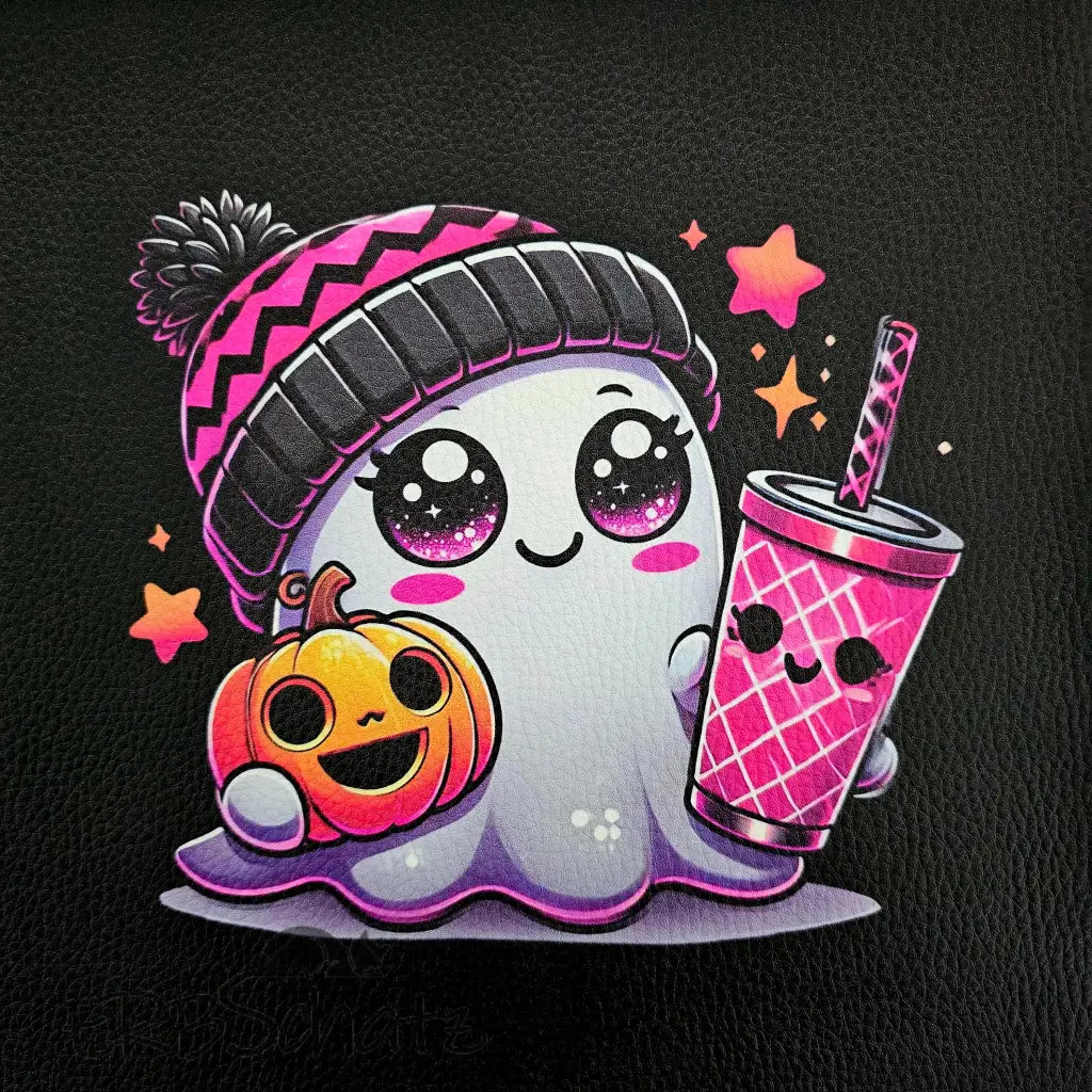 Kunstleder Panele Fun Collection 25x 25cm - Ghost Coffee