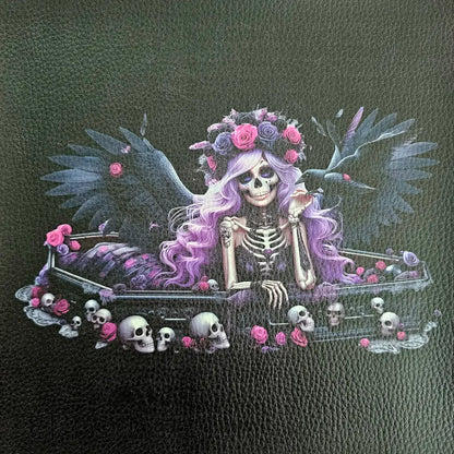 Kunstleder Panele Goth Coffin Collection 25x 25cm - P25