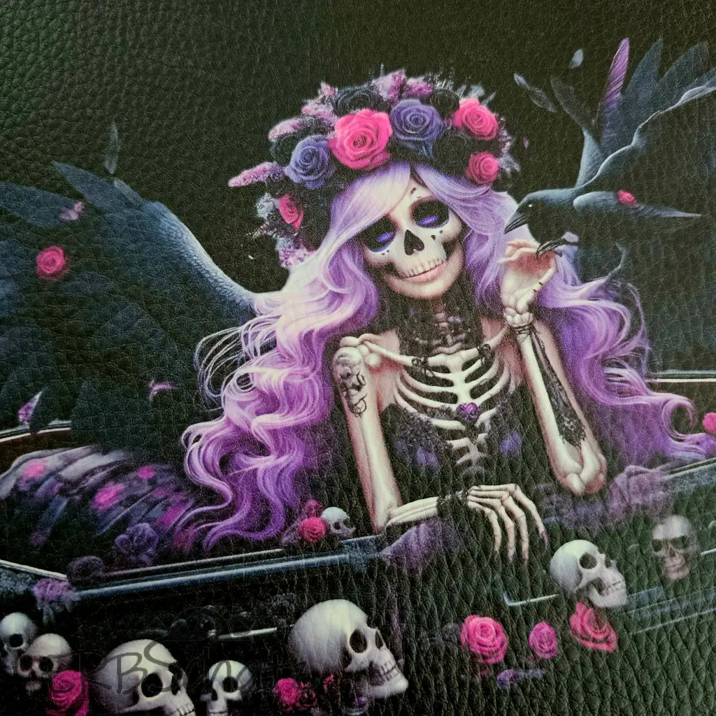 Kunstleder Panele Goth Coffin Collection 25x 25cm - Coffin