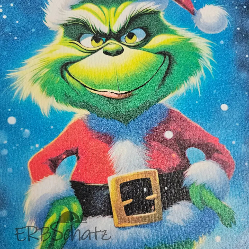 Kunstleder Panele Grinchmas Collection 25x 25cm - Grinchy