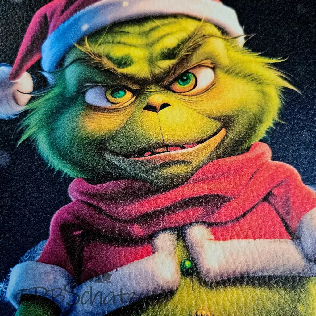 Kunstleder Panele Grinchmas Collection 25x 25cm - P25