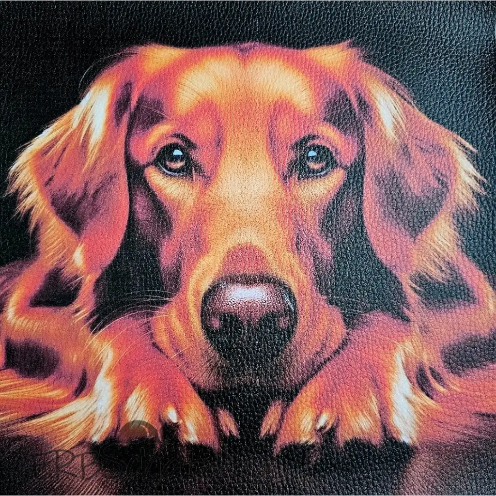 Kunstleder Panele Luxury Dog Collection 25 x 25 cm - Setter