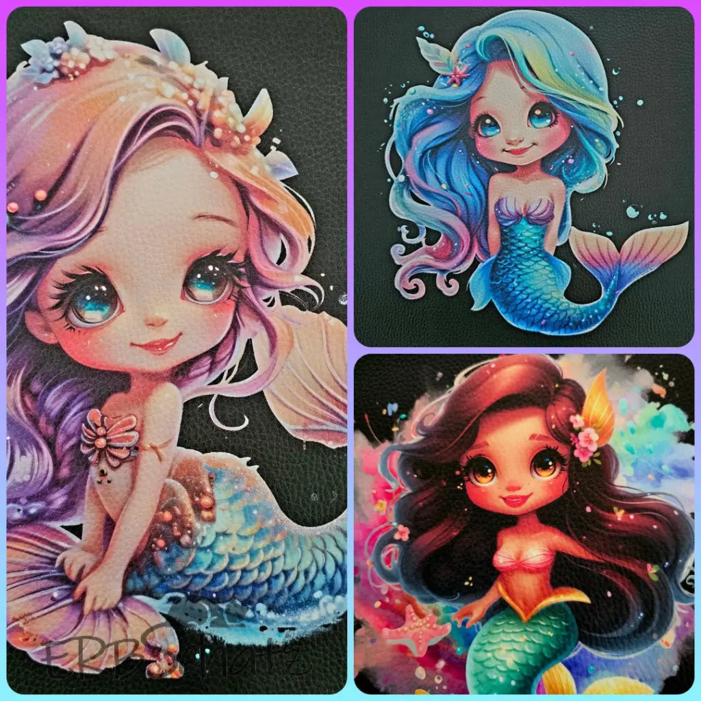 Kunstleder Panele Mermaid Collection 30x 30cm - P30