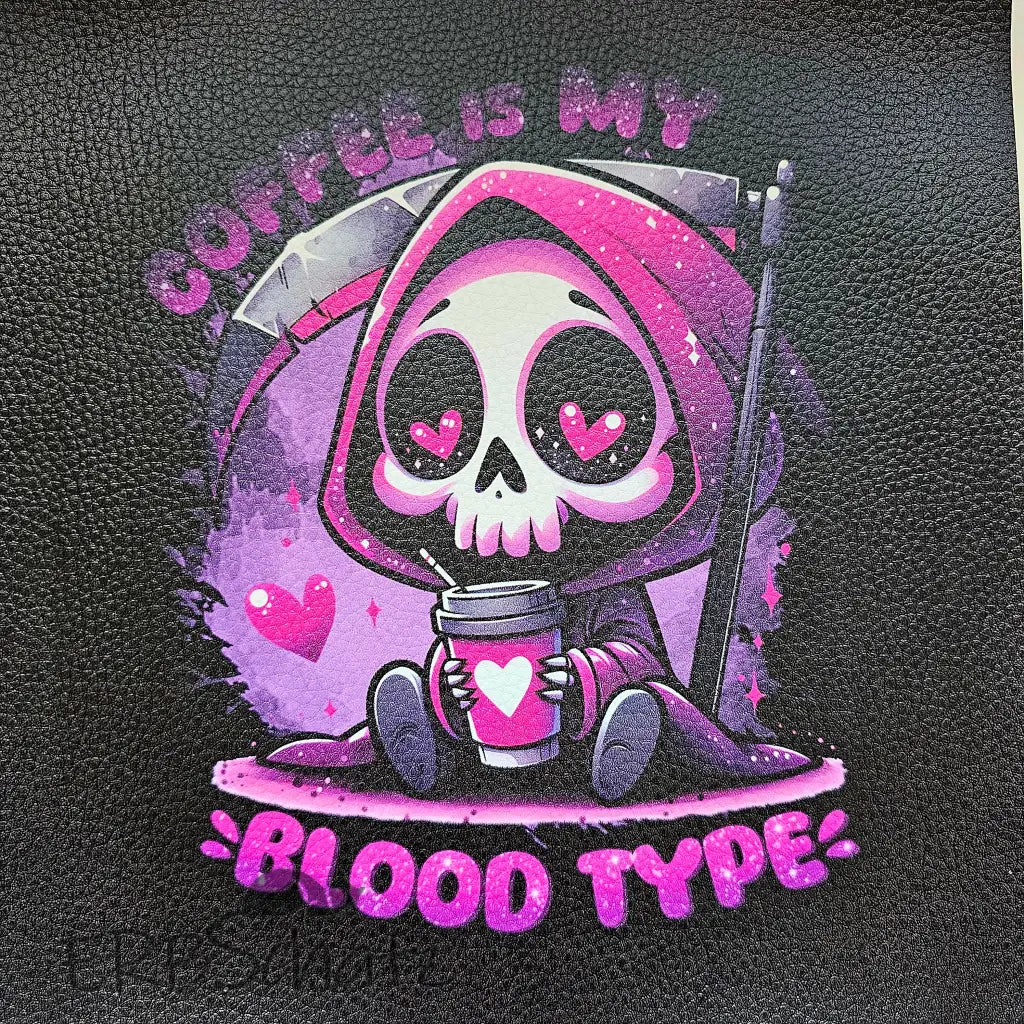 Kunstleder Panele Reaper Collection 25x 25cm - Coffee Blood