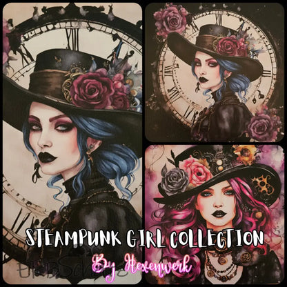 Kunstleder Panele Steampunk Girl Collection by Hexenwerk