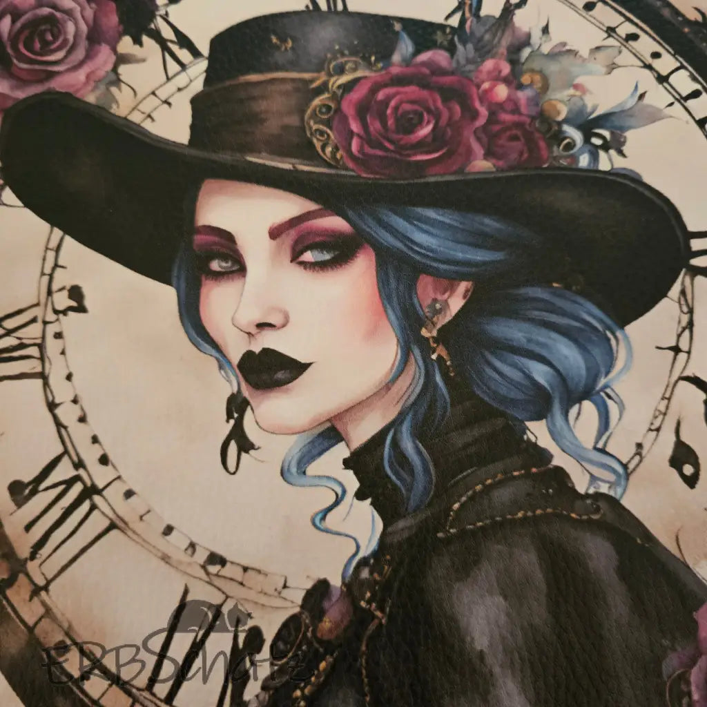 Kunstleder Panele Steampunk Girl Collection by Hexenwerk