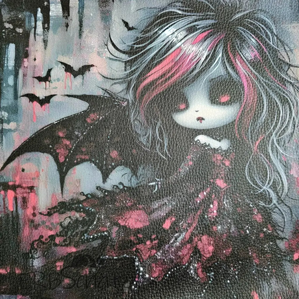 Kunstleder Panele Vampy Girl Collection 25 x 25 cm - Red