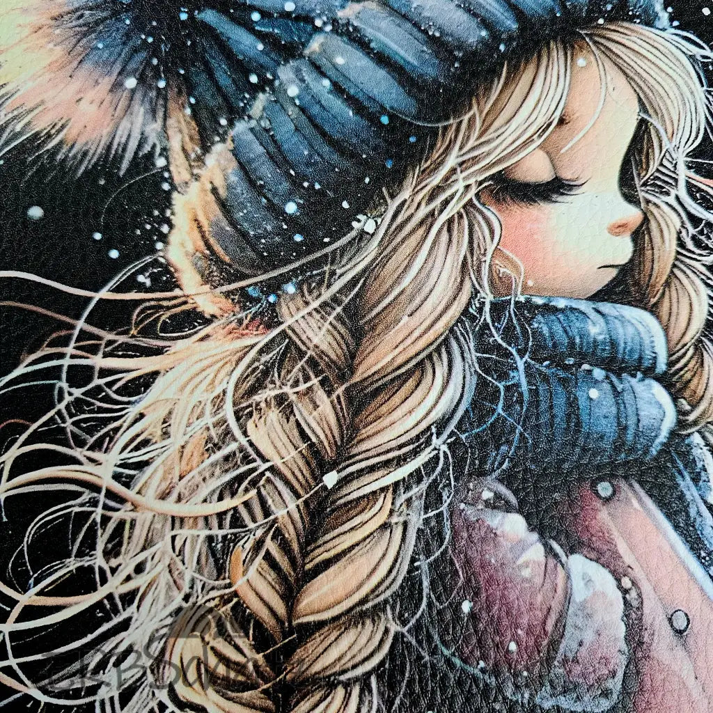 Kunstleder Panele Winter Girls Collection 30 x 30cm