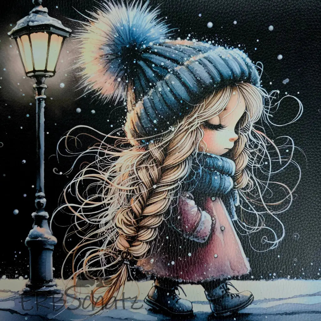 Kunstleder Panele Winter Girls Collection 30 x 30cm - P30