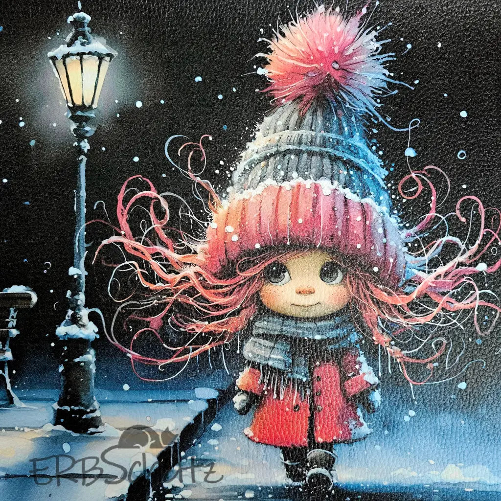 Kunstleder Panele Winter Girls Collection 30 x 30cm - P30