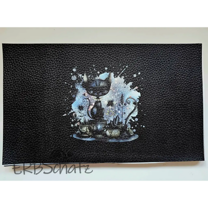 Kunstleder Portemonnaie Panel GothCatGirl Collection 25x