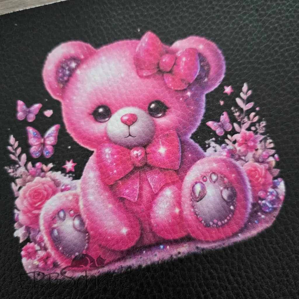 Kunstleder Portemonnaie Panele Cute Bear Collection 25x